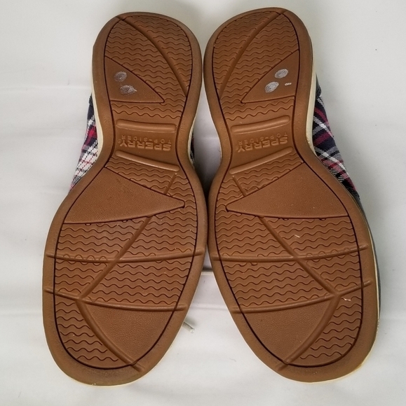 SPERRY TOP-SIDER Blue/Red/White Boat Shoes, 5M - Picture 6 of 7
